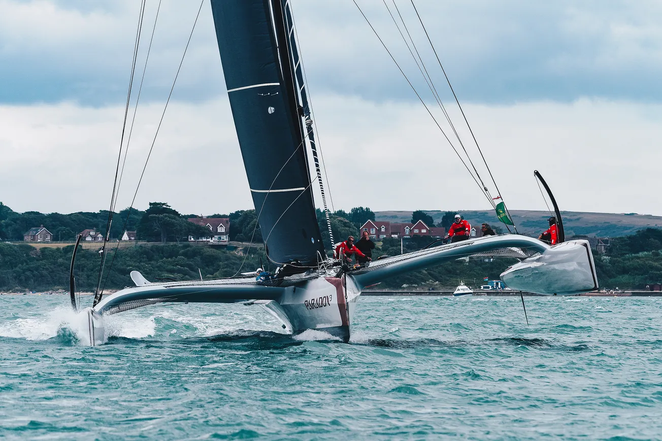 A sailing Paradox: Racing Fast, Cruising Easy
