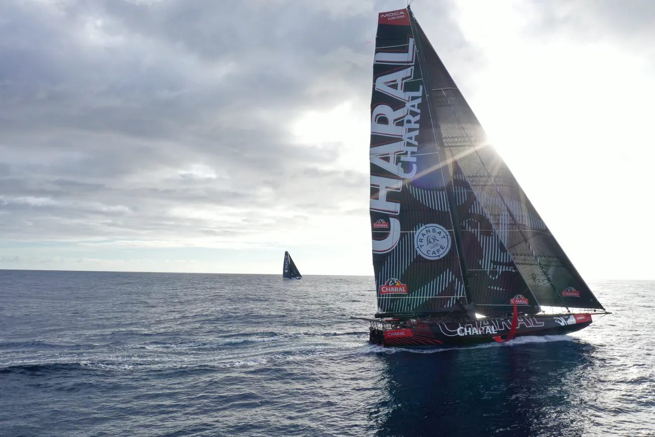 Transat Café L’OR: IMOCA leaders play light airs chess match north of the Canaries