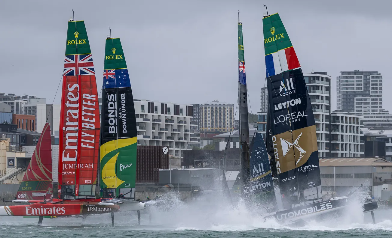 High-speed collision between France and New Zealand forces suspension of racing at Auckland SailGP