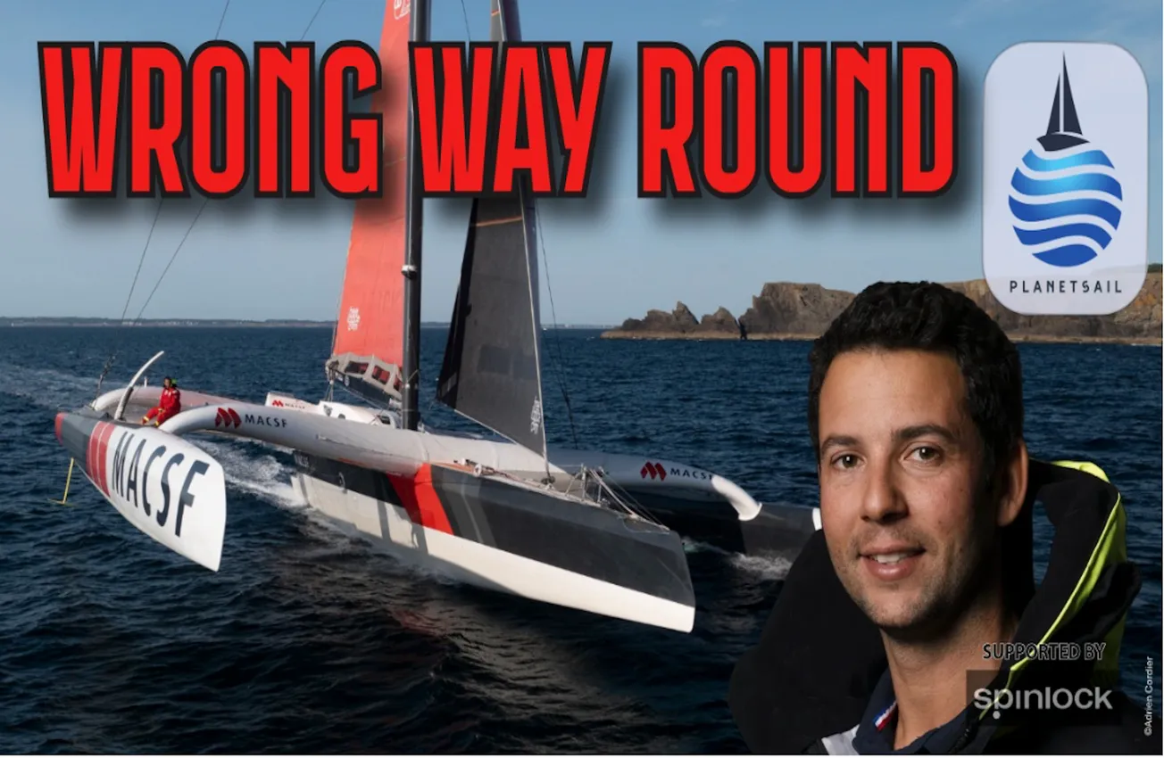 Guirec Soudée’s incredible  around the world record bid against the prevailing winds and currents looks set to deliver